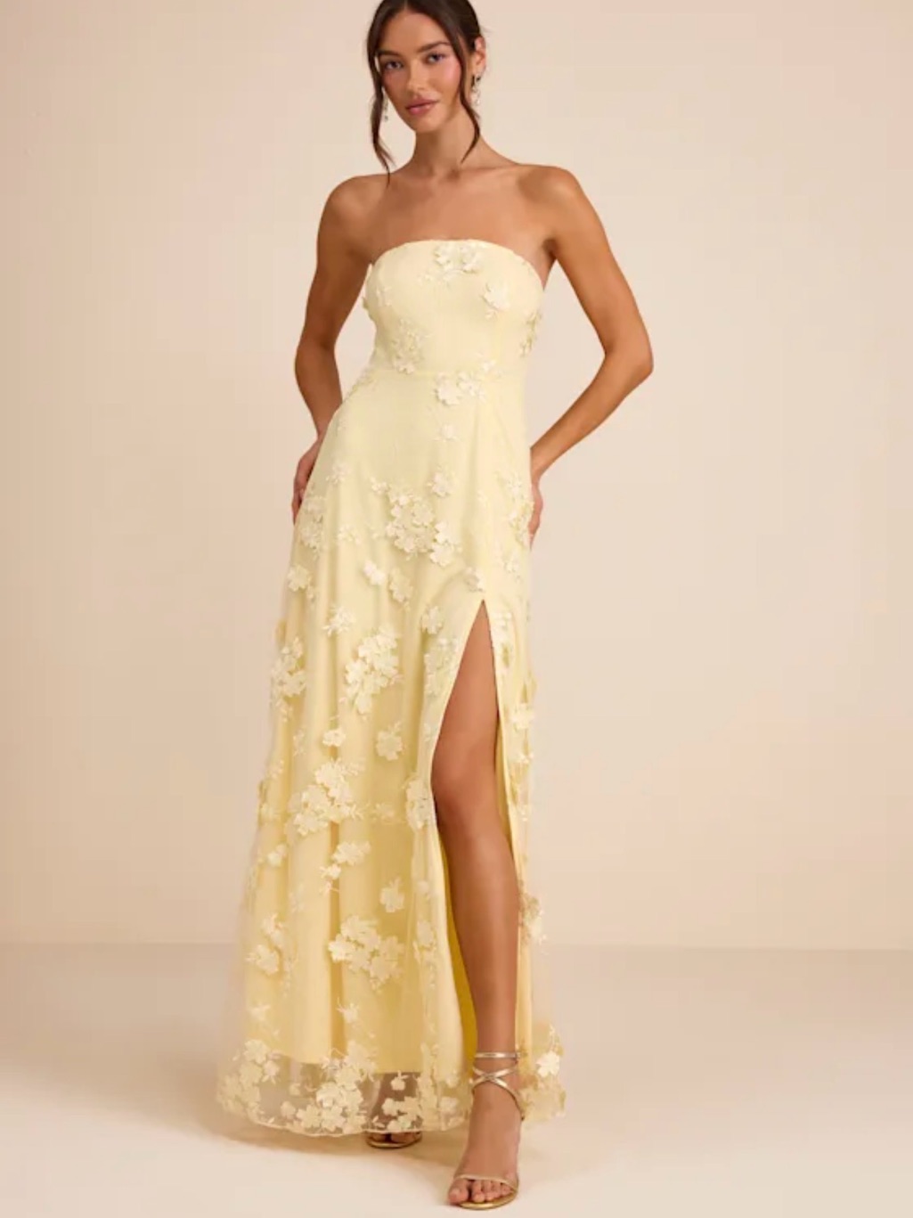 Pale Yellow Lulus Dress